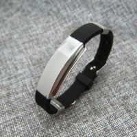 Korean ins Harajuku personality couple celet net red titanium steel silicone belt celet accessories for men and women