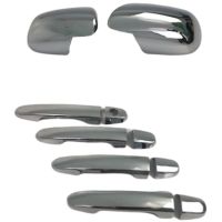 Car Chrome Side Rear View Mirror Door Handle Cover Trim for 2007 2008 2009 2010 2011 2012 2013