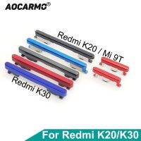 Aocarmo เหมาะสำหรับ K20 Xiaomi Redmi/Mi 9T/สำหรับ Redmi K30ปุ่มเปิดปิดปุ่มที่ปรับเสียงขึ้นลงอะไหล่คีย์ด้านข้างสวิตช์