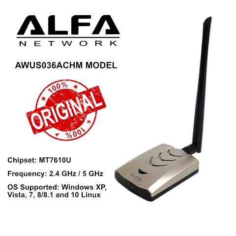 Alfa AWUS036ACH AC1200   WiFi USB 3.0 Adapter Kali Linux Compatible 