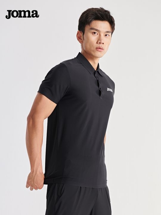 2023-high-quality-new-style-joma-summer-new-ice-silk-polo-shirt-mens-sports-series-quick-drying-t-shirt-solid-color-lapel-breathable-short-sleeved-top