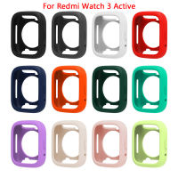 เคสห่อหุ้มซิลิโคนสำหรับ Redmi Watch 3 Active เคสป้องกันกรอบนาฬิกา TPU ที่ใช้งานอยู่