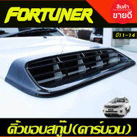 คิ้วขอบสกู๊ป Scoop ลายคาร์บอน TOYOTA FORTUNER 2011-2014 (AO)