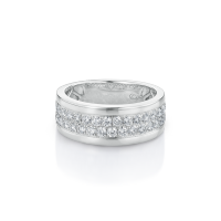 แหวนเพชร Parallel Pave Ring (RC003)