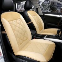 [HOT IUXKLKXLWSGH 551] Plush Car Seat ครอบคลุมเบาะ4 Season ทั่วไปด้านหน้า Mat Cover รถ Anti Slip Breathable สำหรับรถยนต์อุปกรณ์ตกแต่งภายใน