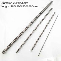 HSS Drill Bits Set 2-6mm Diameter 160-300mm Length Straight Shank Twist Drill Bits Wood Aluminum Plastic Cutting Drilling Tools