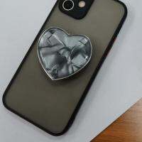 [COD] รุ่นเกาหลีของรูปแบบเปลือกหอยรูปหัวใจ Epoxy ศัพท์มือถือขาตั้งถุงลมนิรภัยแบบยืดไสลด์โรงงานแหล่งไฟฟ้า