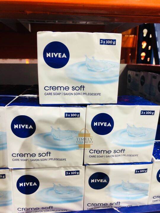 Nivea Creme Soft Care Soap Bar 3 x 100g Lazada PH