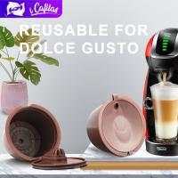 【i Cafilas】[DGPNC03] ไม่มี Crema กาแฟแคปซูลกรองนำมาใช้ใหม่รีฟิลสำหรับ Dolce Gusto Nescafe CIRCOLO,GENIO 2,MINI ME,มินิ,MELODY