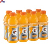 Lốc 8 Chai Nước Uống Thể Thao Vị Cam Gatorade Orange 591ml