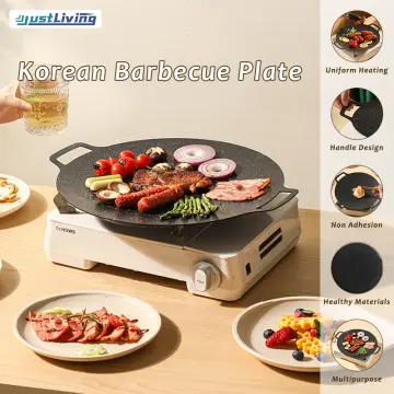 Korean Style BBQ Grill Pan With Maifan Coated Surface Non-Stick