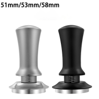51Mm53Mm58Mm Coffee Tamper With Scale Stainless Steel Solid Constant Force Filler Automatic Rebound Powder Hammer Coffee Tool