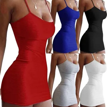 Short Mini Dress Low chest Bodycon Club Women Evening Party Sexy