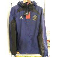 Ready Stock 22-23 Paris Mens Windbreaker Jacket Sports and Sports Football Jersey Windproof and Warm