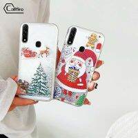 Callfire เคสใส่โทรศัพท์คอลไฟร์สำหรับ OPPO A31 2020 A8คริสมาสต์กวางน่ารักซานตาคลอสรูปแบบต้นคริสต์มาส