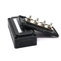 Universal Bus-Bar Box Terminal Board 300A พร้อม4 Terminal Studs สำหรับรถบรรทุก RV อุปกรณ์ไฟฟ้า