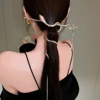 Delicate Snake Shape Hairpin Chinese Style Hair  Alloy Hair Pin Sticks Chignon Pins for Hair Styling Accessories Dropshipping Haberdashery