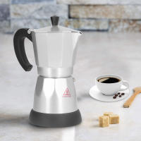 480W 300ML ไฟฟ้ากรองหม้อกาแฟอลูมิเนียมเครื่องชงกาแฟ Moka Pot เครื่องชงกาแฟ EU Plug 220‑240V