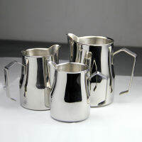 FeiC 1pc 350ml550ml750ml Motta style Stainless Steel Milk PitcherJug Milk Foaming JugNon-stick coatin for Barista latte art
