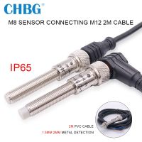 CHBG ชุด M8เซ็นเซอร์ความใกล้ชิดอุปนัยสวิทช์4pin เชื่อมต่อ M12 2เมตรสายพีวีซี1.5มิลลิเมตร2มิลลิเมตรตรวจจับโลหะ