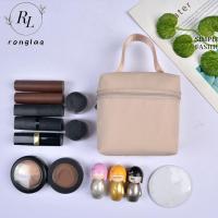 RONGLA กระเป๋าใส่กระเป๋าถือแฟชั่นซักได้สำหรับผู้ชายและผู้หญิง,กระเป๋าใส่ลิปสติกสำหรับเดินทางกระเป๋าผ้าไนล่อนกระเป๋าเก็บของเกาหลีกระเป๋าเข้าห้องน้ำ Tas Kosmetik ถุงซิปแต่งหน้าผู้หญิง