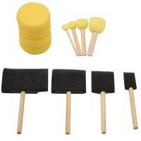 [Kiki tool store] Round Paint Foam Sponge Brush Various Shaped And Sized Watercolor Sponges For Painting Craft