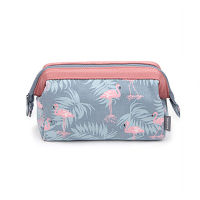 【cw】Women Travel Animal Flamingo Make Up Bags Girl Cosmetic Bag Makeup Beauty Wash Organizer Toiletry pouch Storage Kit Bath Casehot