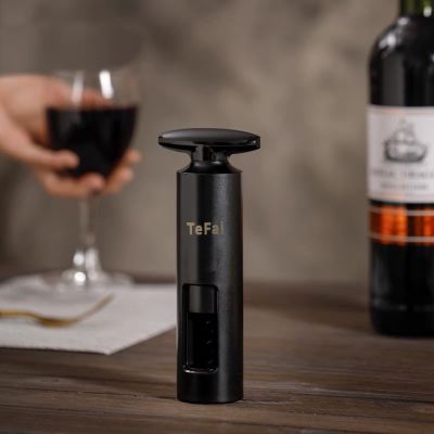 เกียวเปิดไวน์ TEFAI สร้างสรรค์ไวน์ที่เปิดด้วยตนเองเกลียวเปิดขวดไวน์อัดลมครัวเครื่องมือ Corks Openers ครัวที่มีประโยชน์อุปกรณ์เสริมKH01