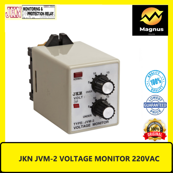 JKN JVM2 Voltage Monitor 1Phase/3 Phase 220440VAC Lazada PH
