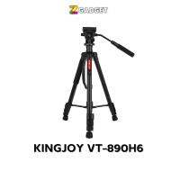 Kingjoy VT-890H6 Aluminum Camera Tripod Monopod with 360-Degree Rotatable Center ขาตั้งวัสดุเป็นอลูมิเมียมแข็งแรงทนทาน รองรับการใช้งานกับกล้องต่างๆ และสมาร์ทโฟน