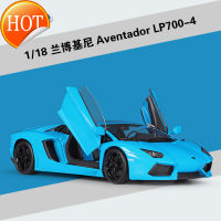 Welly1: 18 Lambo Evantado โมเดล Lp700แบบจำลองรถจากโลหะอัลลอยด์รถสปอร์ตของเล่นสำเร็จรูปของขวัญวันเกิดชายและหญิง