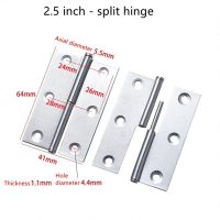 ⊙ Stainless steel detachable split hinge bathroom toilet door and window split detachable hinge small loose-leaf folding hinge