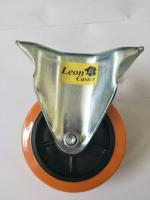 LEON CASTER ล้อยูรีเทรน แป้นตาย ขนาด 4"