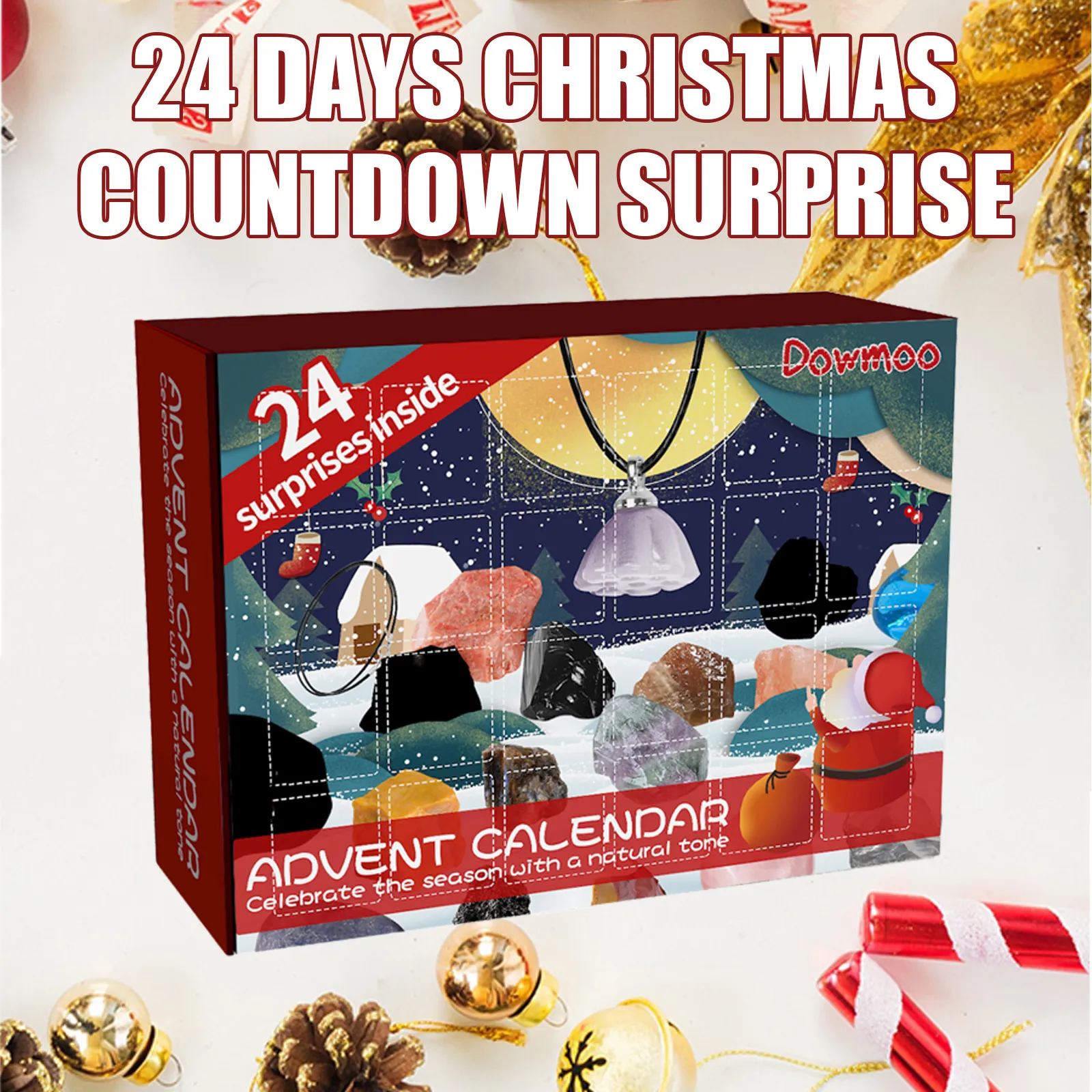 Advent Calendar 2022 Crystals For Kids Christmas Countdown Calendar 24 Pcs  Collection Rocks And Minerals For Explore Learning Collection Christmas Gift  For Girls Boys Geology Enthusiasts | Lazada PH