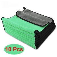 30x30/40/60CM Car Wash Microfiber Towel Car Cleaning Drying Cloth Hemming Car Care Cloth Detailing Car Wash Towel Car Cleaning