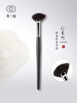 High-end Original Qinzhi makeup brush G series G090 slanted fan-shaped high-gloss brush a pack of ultra-soft animal hair facial brightening brush