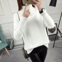 new winter long hair female Korean loose turtleneck ladies spring long sleeved Pullover knit shirt