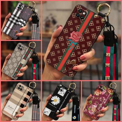 Soft Shockproof Phone Case For Samsung Galaxy A22 5G/SM-A226B/A22S Wristband armor case Anti-knock Wrist Strap Simple