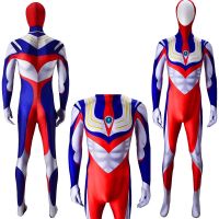 【Ready Stock?】 Halloween adults kids Ultraman Orb Cosplay Costume Tiga Superhero Zentai Bodysuit Zero Jumpsuit