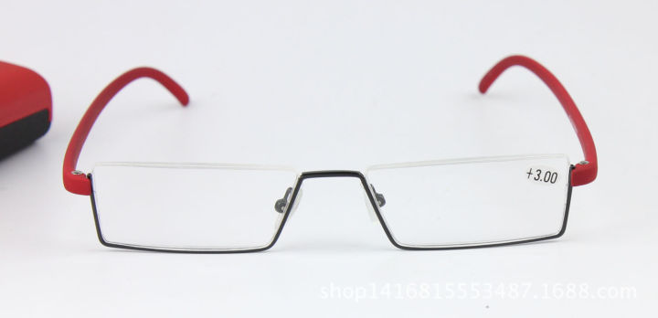 แว่นตาอ่านหนังสือสุดเท่ห์สำหรับผู้หญิง-แว่นตาแว่นสายตาสั้นยาวครึ่งกรอบสวมใส่สบายพับได้ทำจากเรซิ่น2021สำหรับผู้หญิงออฟฟิศแฟชั่นปี-tr90