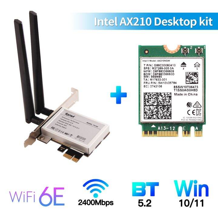 desktop-wifi-6e-intel-ax210-pcie-wifi-adapter-bluetooth-5-2-2400mbps-802-11ax-ax210ngw-mu-mimo-2-4g-5ghz-wifi-6-card-windows-10