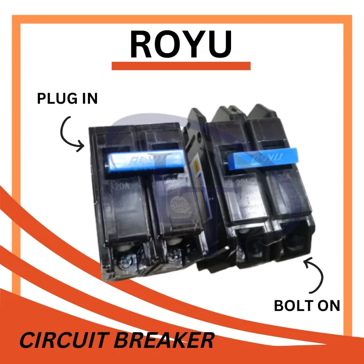 ROYU MINI CIRCUIT BREAKER SCREW TYPE TERMINAL WITH ENCLOSURE BOX CASE