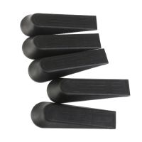 【LZ】 5pcs Black Plastic Door Window Stops Stoppers Wedges Home Office