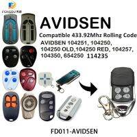 Garage Door 433mhz Rolling code Remote Control Compatible AVIDSEN 104251 104250 104250 OLD 104250 RED 104257 104350