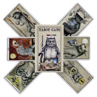 【YF】™❡✤  Cats Cards Divination Board Edition Playing Games Mysterious Verson English