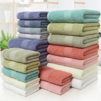 Large Cotton Super Absorbent Thick Towel Bath Towel 70*140 Soft Bath Towel Comfortable Beach Towel Towels
