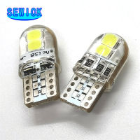 100ชิ้น T10 LED W5W C An BUS 3030 4 SMD 194 168 W5W ไม่ใช่ขั้วโลกอัตโนมัติลิ่มหางด้านข้างหลอดไฟอ่านแผ่นโคมไฟ Wholsale 12โวลต์