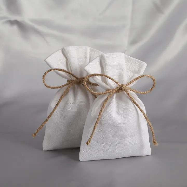 50pcs-white-cotton-burlap-bucket-jewelry-bag-wedding-party-christmas-candy-gift-bag-custom-logo-marige-jewelry-organizer-display