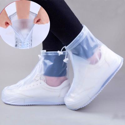 Silicone Waterproof Shoe Cover Unisex Shoes Protectors Rain Boots for Indoor Outdoor Rainy Reusable Quality non-slip shoe Cover Shoes Accessories