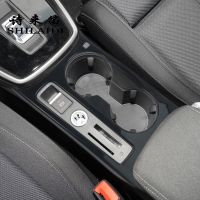 Car Center Console Water Cup Holder Frame Decoration Cover Sticker Trim For Audi A3 8Y 2021 Gear Shift Interior Auto Accessories